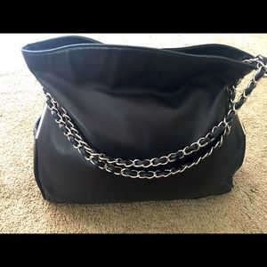 Black lambskin Chanel Handbag